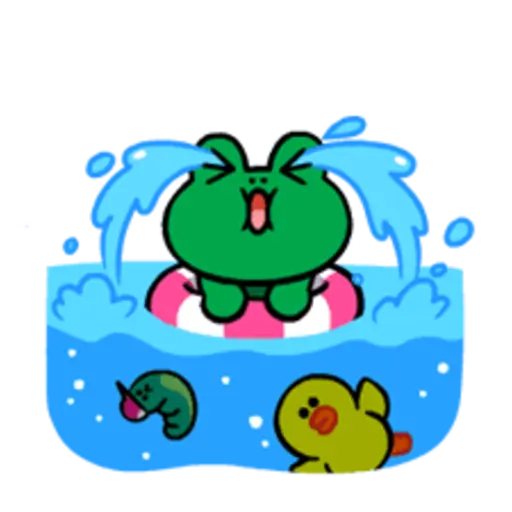 LINE Characters: Cute and Soft Summer 