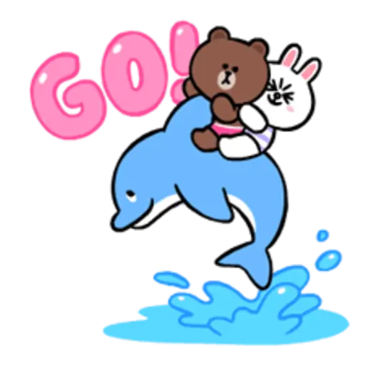 LINE Characters: Cute and Soft Summer 