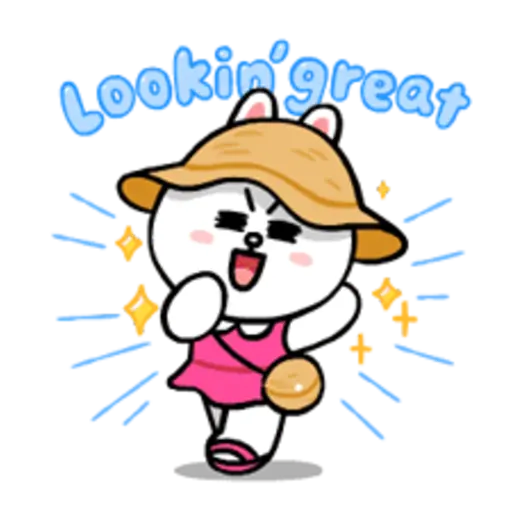 LINE Characters: Cute and Soft Summer 