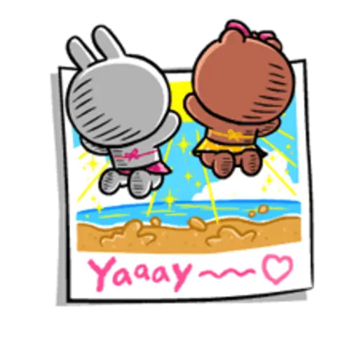 LINE Characters: Cute and Soft Summer 