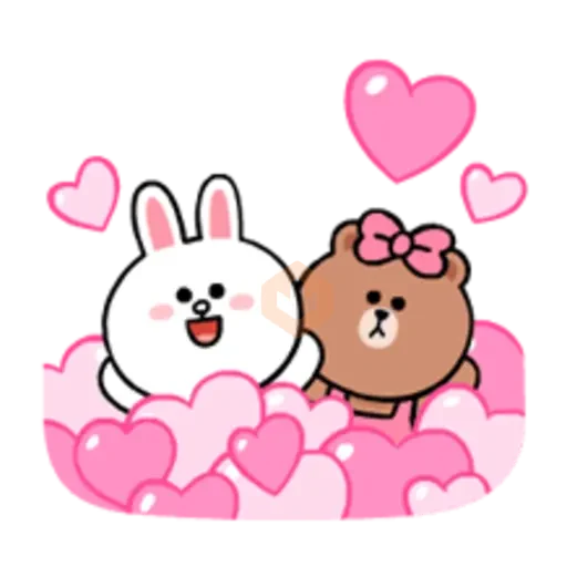 LINE Characters: Cute and Soft sticker 16