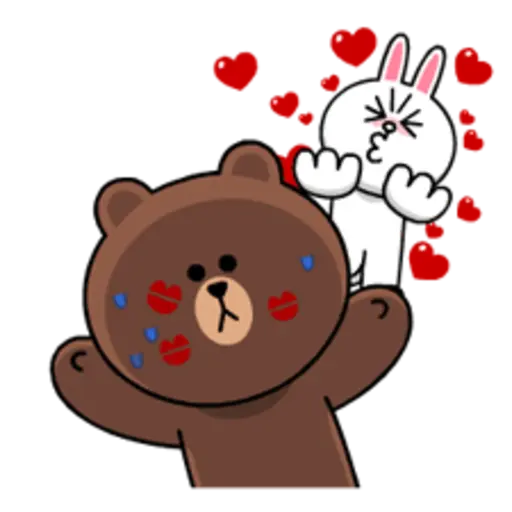 Brown & Cony Heaps of Hearts! 