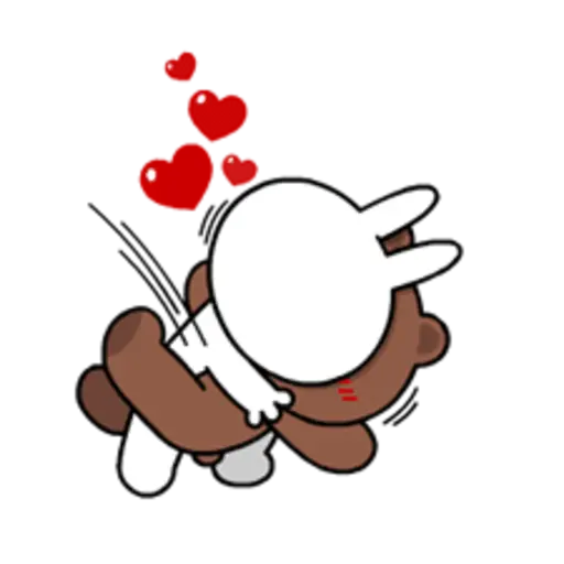 Brown & Cony Heaps of Hearts! 