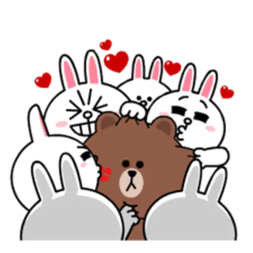 Brown & Cony Heaps of Hearts! 
