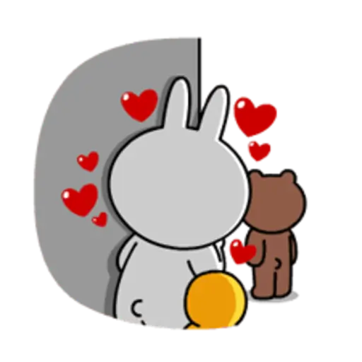 Brown & Cony Heaps of Hearts! 