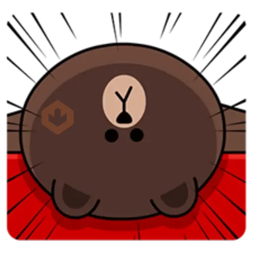 LINE Characters: Overreaction! sticker 15