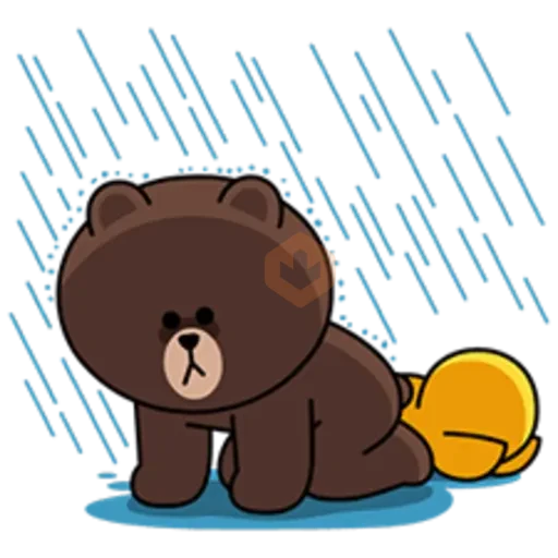 LINE Characters: Overreaction! sticker 16