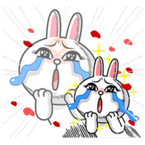 LINE Characters: Overreaction! sticker 13