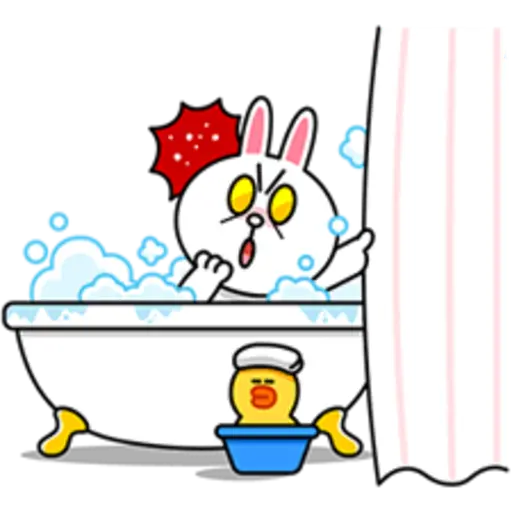 Brown & Cony Big Love Stickers 