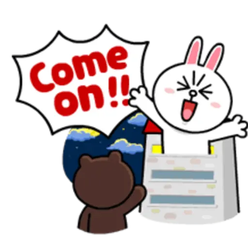 Brown & Cony Lonely Hearts Date 
