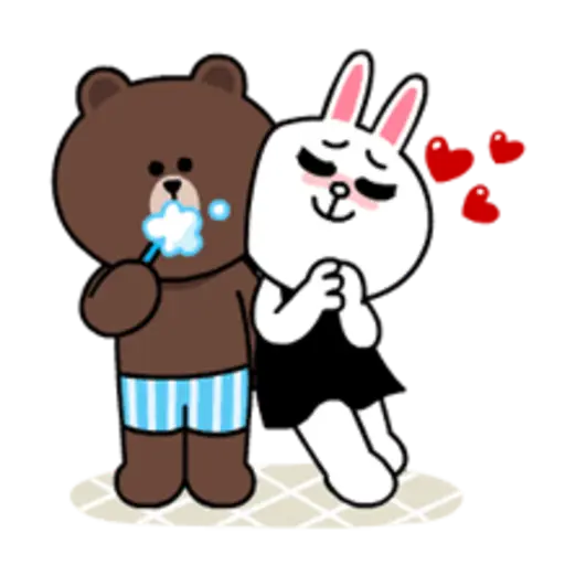 Brown & Cony Lonely Hearts Date 