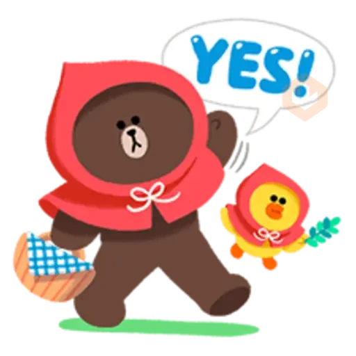 LINE Friends: Fairy Tales sticker 27