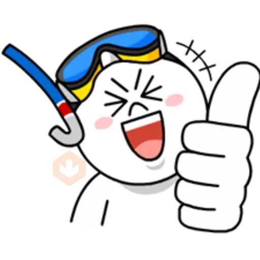 LINE Characters - Happy Vacations sticker 16