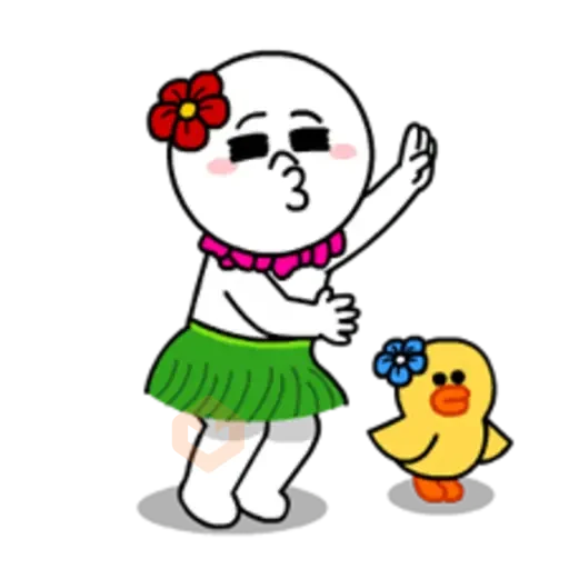 LINE Characters - Happy Vacations sticker 18