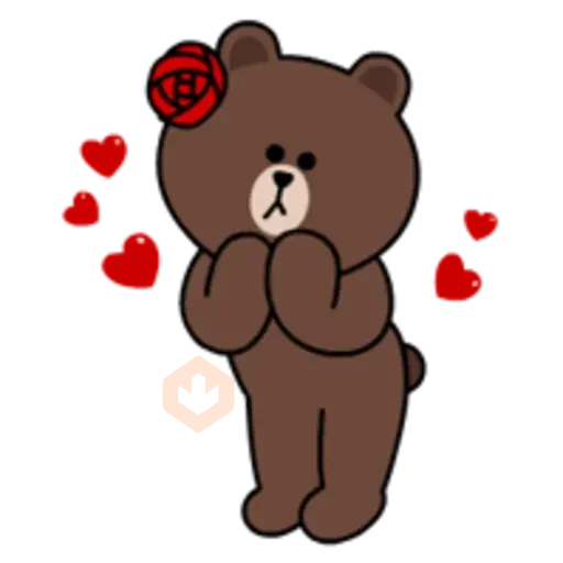 LINE Characters: All the Love sticker 19