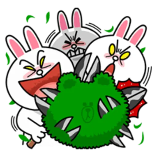 LINE Characters Blow a Fuse 