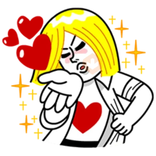 LINE Characters: Love is a Rollercoaster sticker 21