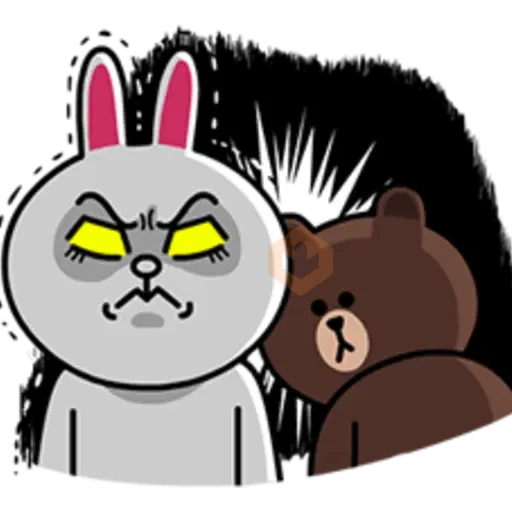 LINE Characters: Love is a Rollercoaster sticker 20