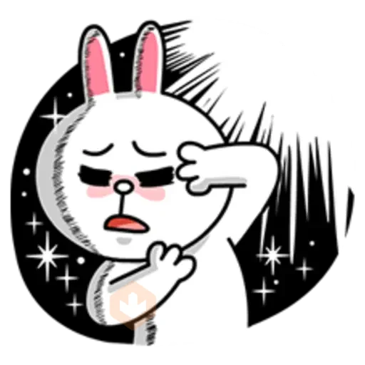 LINE Characters: Love is a Rollercoaster sticker 14