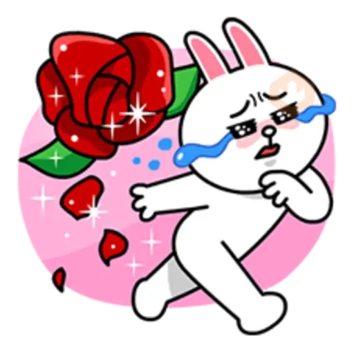 LINE Characters: Love is a Rollercoaster sticker 22