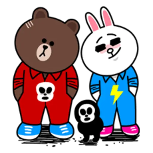 Hopping Mad! Angry LINE Characters 