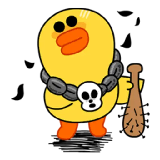 Hopping Mad! Angry LINE Characters 