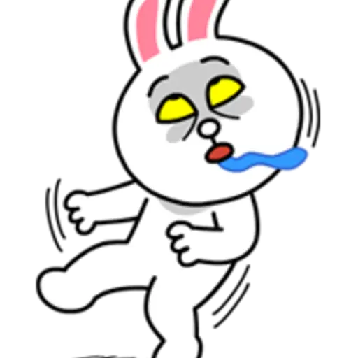 Hopping Mad! Angry LINE Characters 