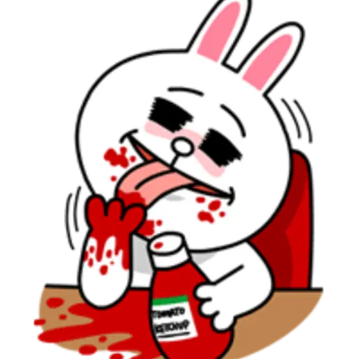 Hopping Mad! Angry LINE Characters 