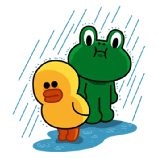 Hopping Mad! Angry LINE Characters 