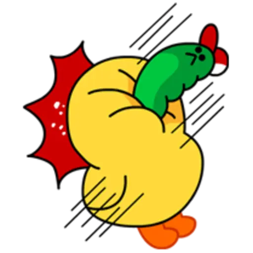 Hopping Mad! Angry LINE Characters 