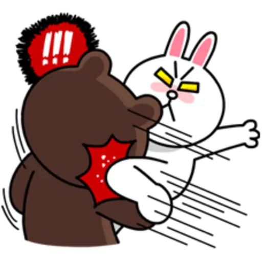 Hopping Mad! Angry LINE Characters  preview