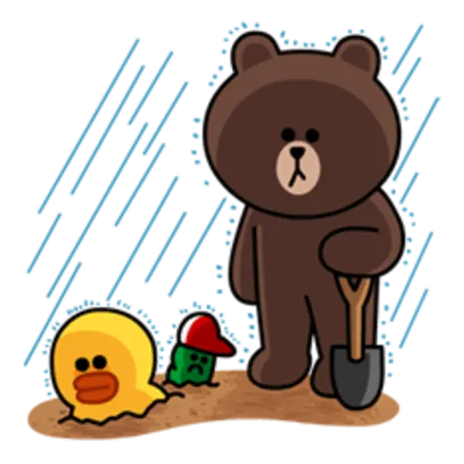 Hopping Mad! Angry LINE Characters 