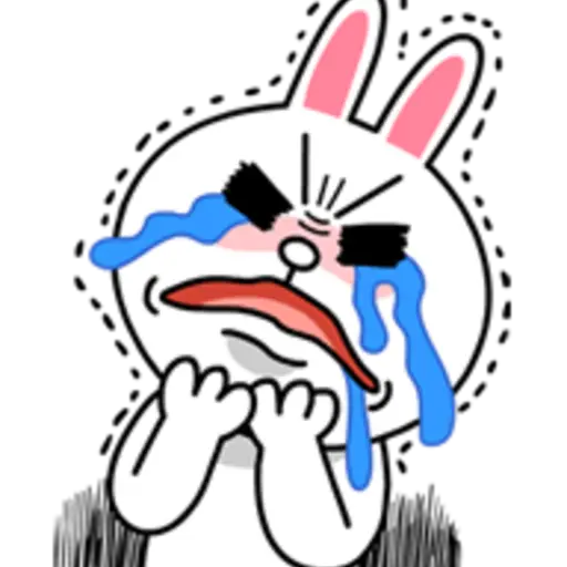 Hopping Mad! Angry LINE Characters 