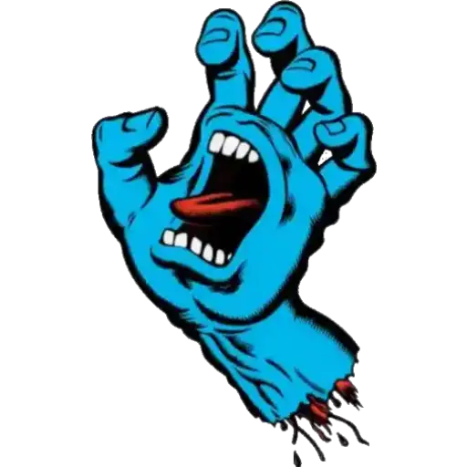 mano con boca 