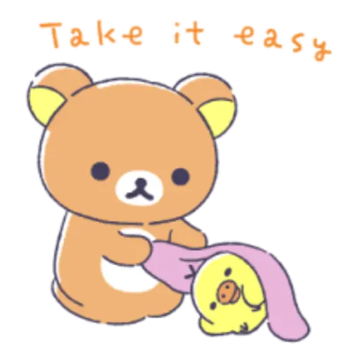 Dozing off with you, Rilakkuma 