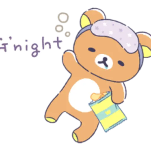 Dozing off with you, Rilakkuma 