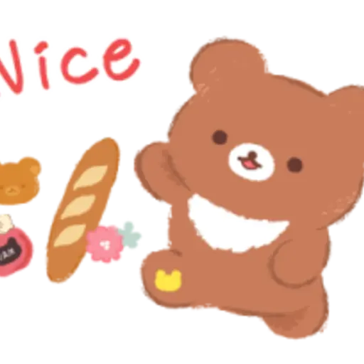 Rilakkuma marché stickers 