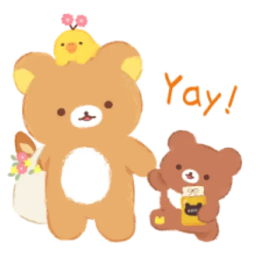 Rilakkuma marché stickers 