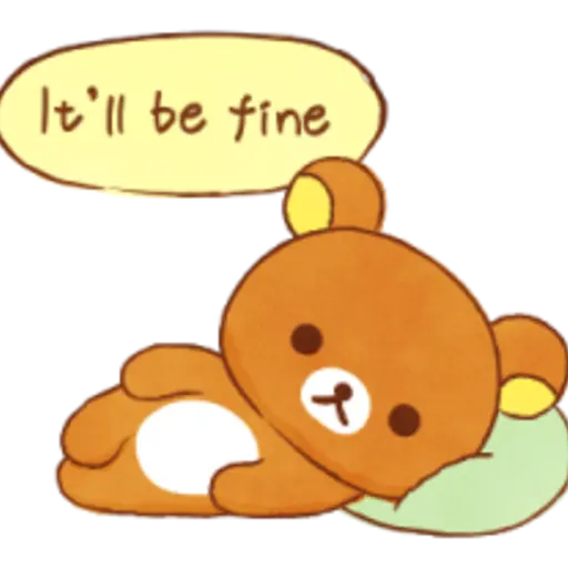 Rilakkuma beside you stickers 