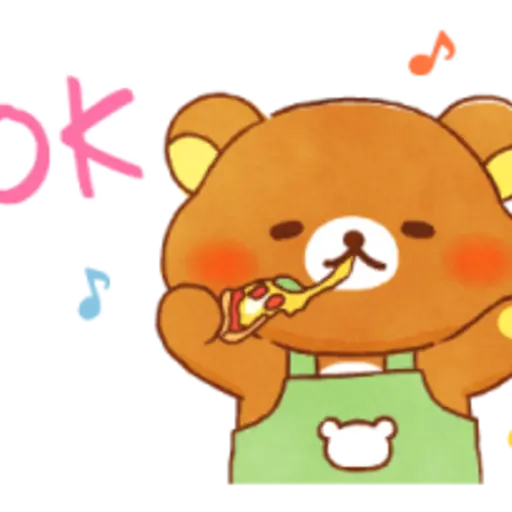 Rilakkuma beside you stickers 