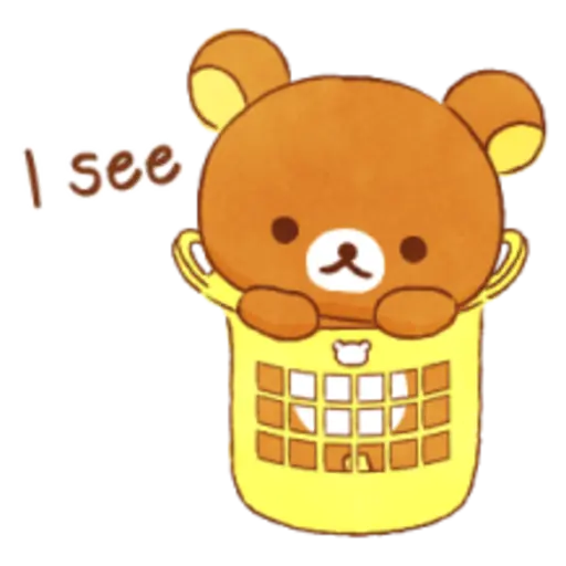 Rilakkuma beside you stickers  preview