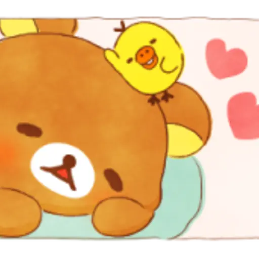 Rilakkuma beside you stickers 