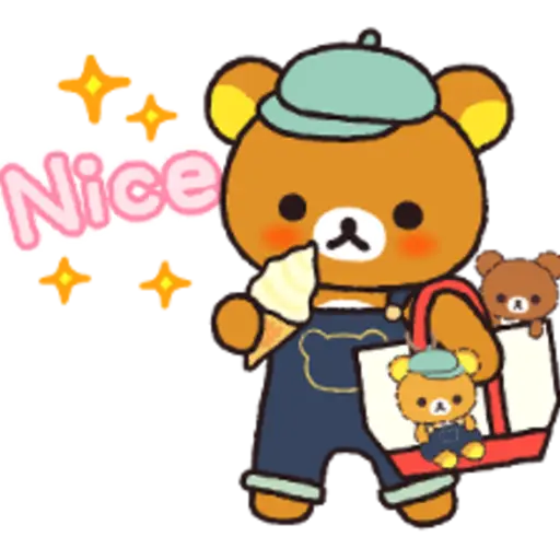 Always with Rilakkuma Stickers 