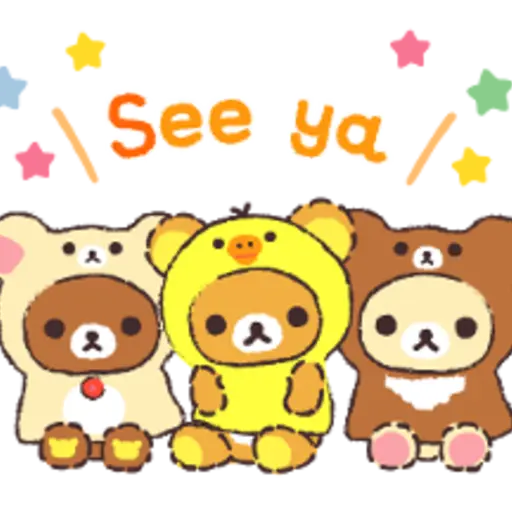 Always with Rilakkuma Stickers 