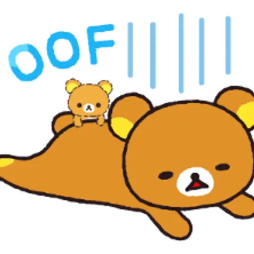 Always with Rilakkuma Stickers 