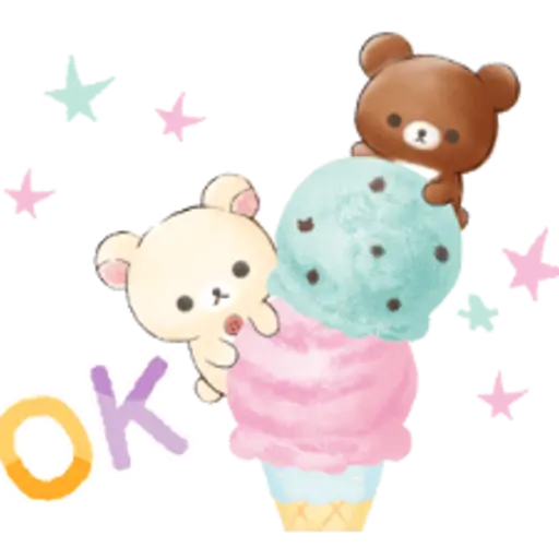 Rilakkuma:Korilakkuma Happy Ice cream 