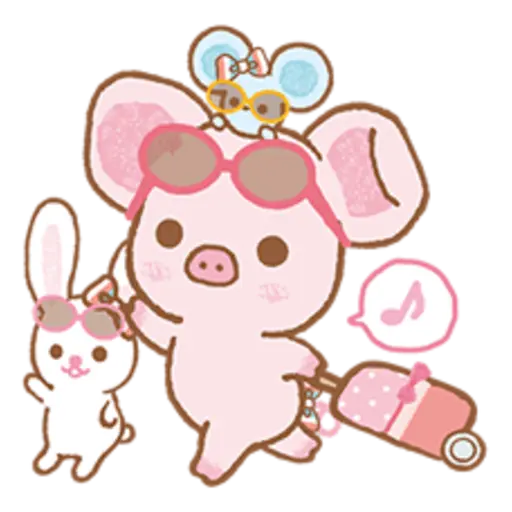 Piggy girl Pinkish Days 