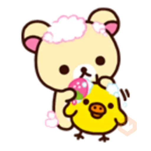 Rilakkuma: Good Friends sticker 15