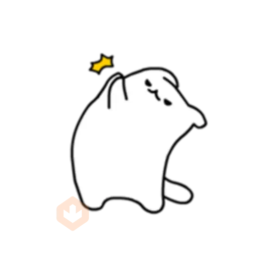 POKKY CAT - Busy Day sticker 12