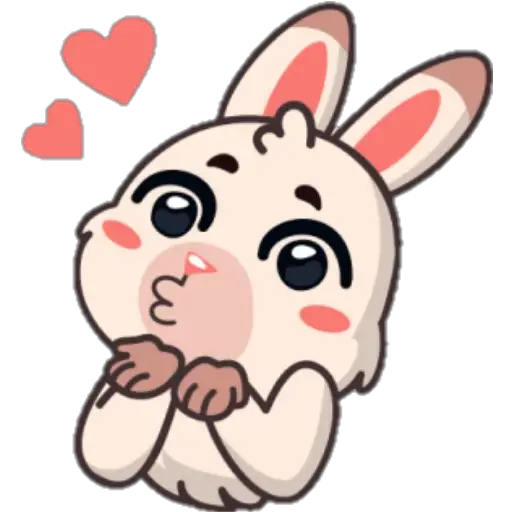 STICKERS FUNNY BUNNY 